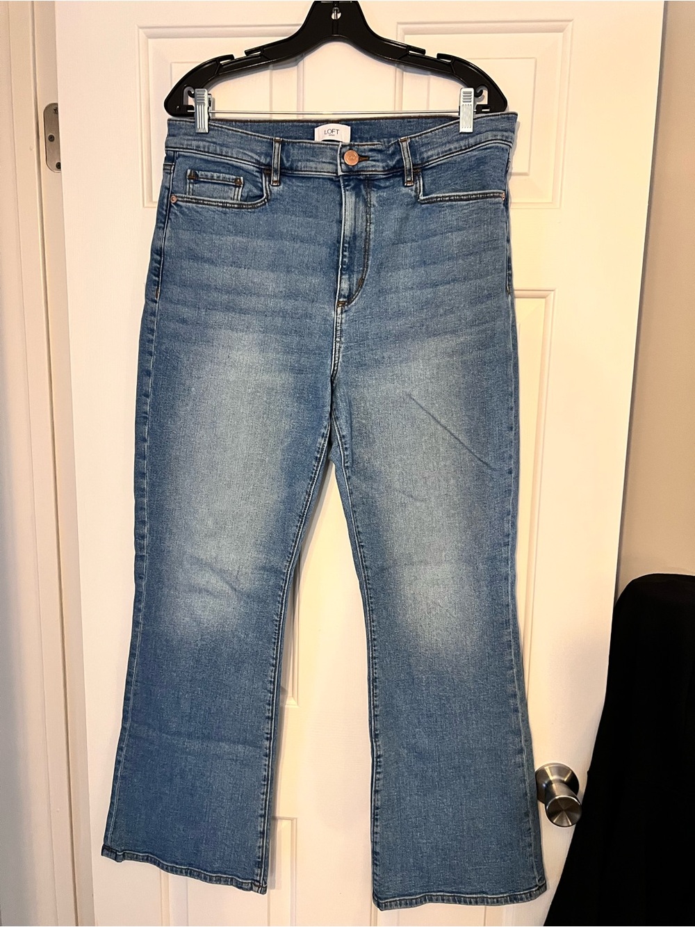 LOFT Light Blue Flare Jeans
